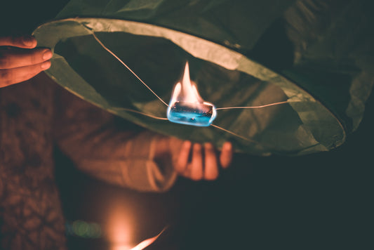 Sky lanterns fire threat