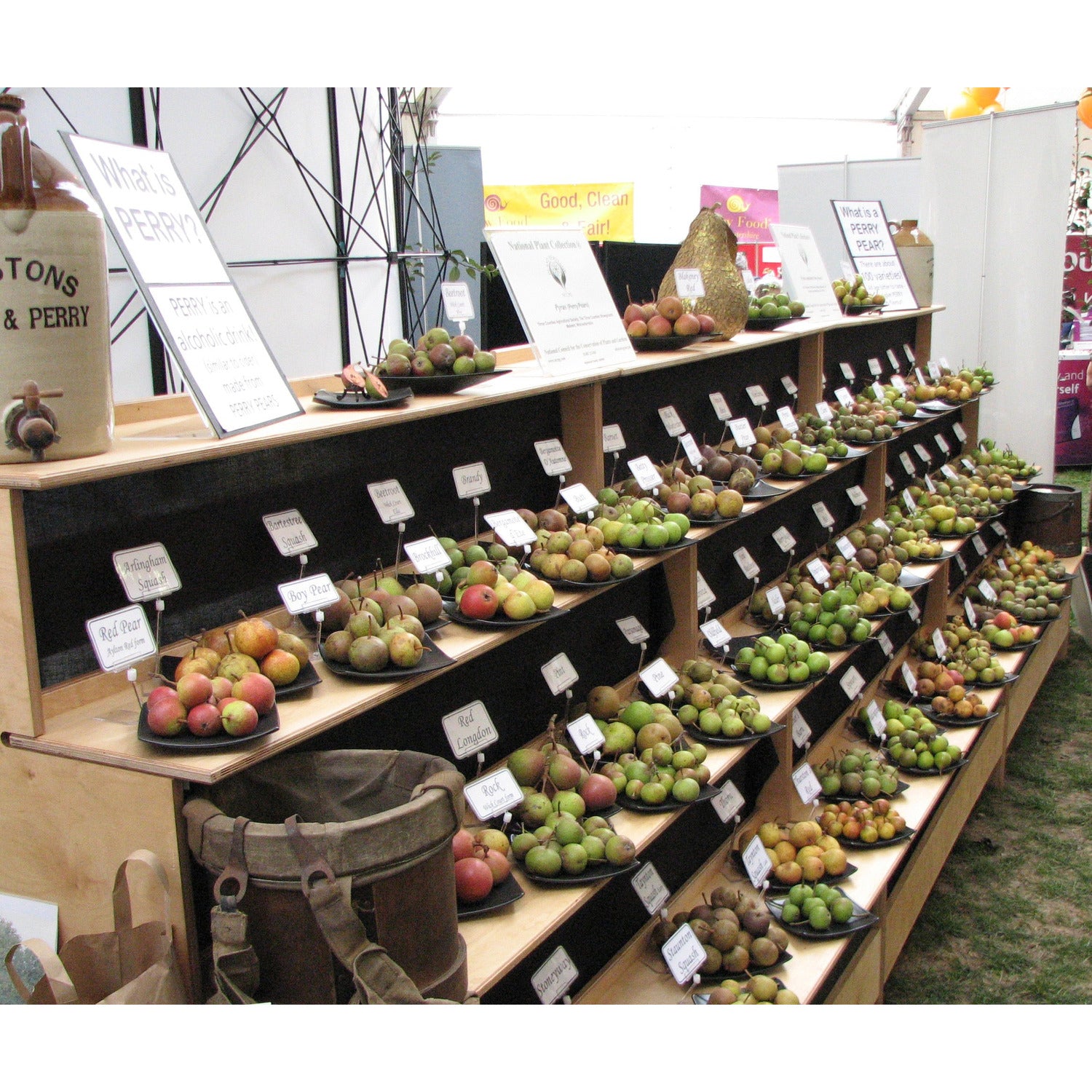 Perry pears at the Malvern Show